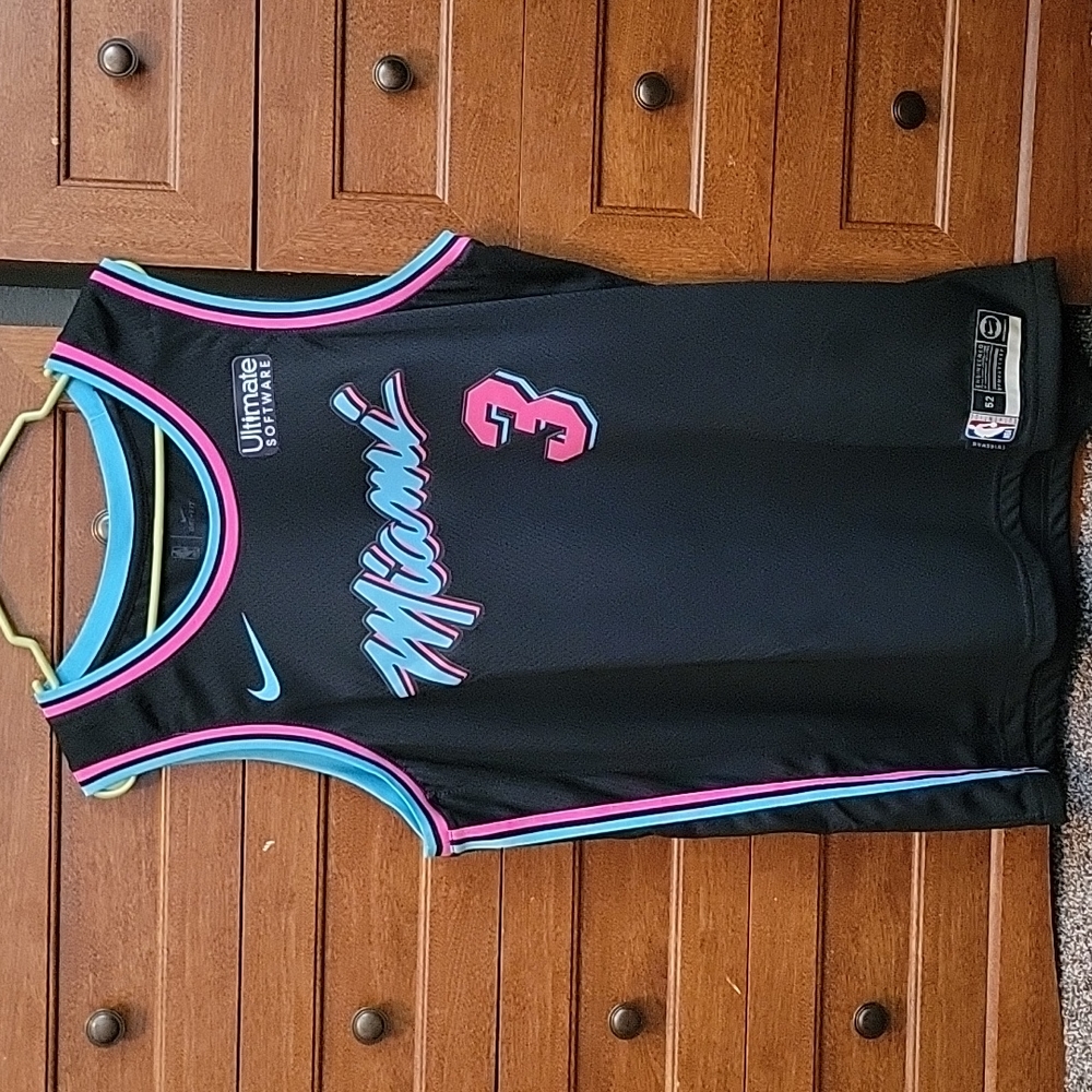 Dwyane Wade Miami Heat Vice Nights Jersey size 52 (XL)